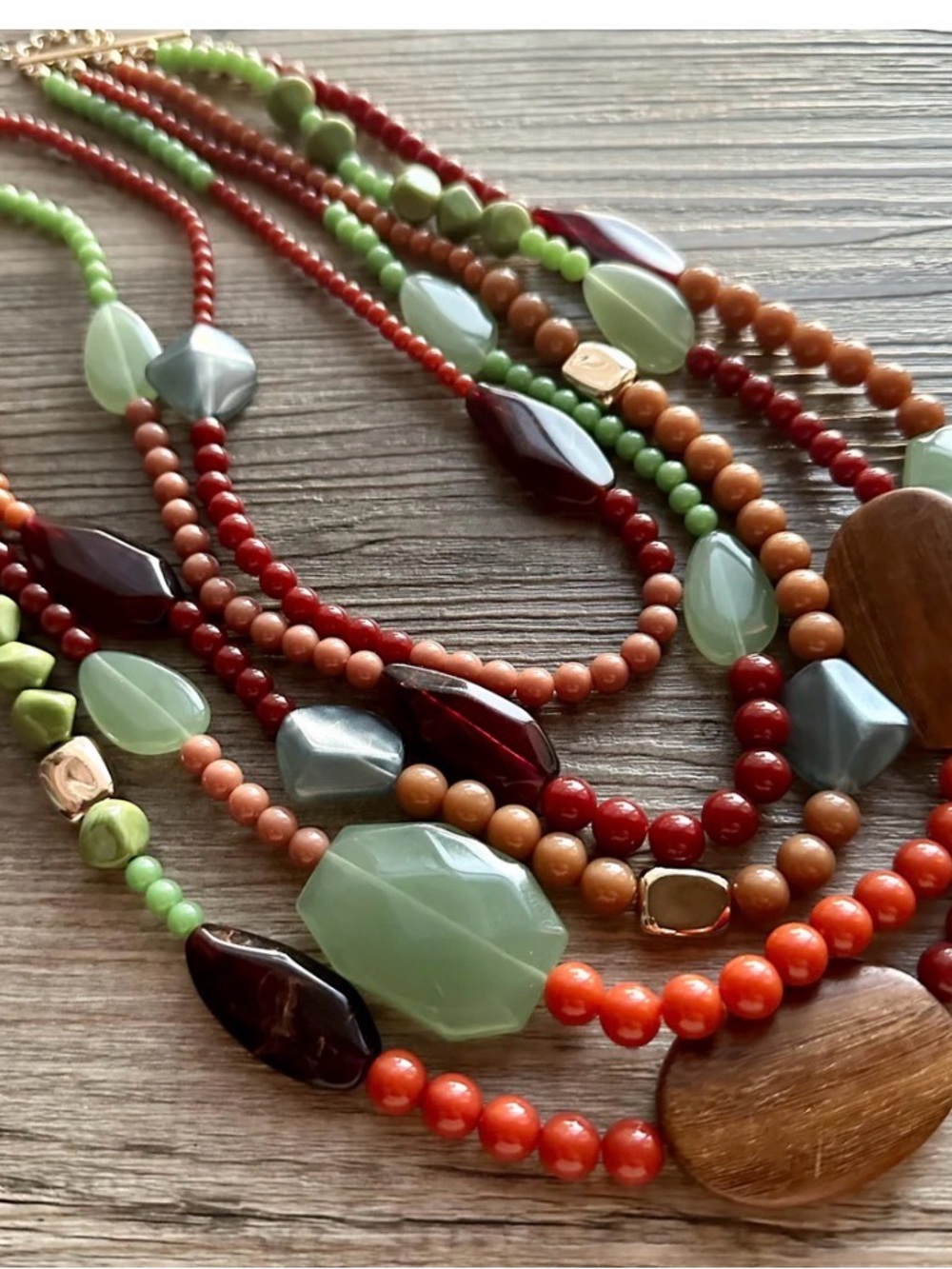 Premier Designs Mid Mod 18” necklace w removable strands